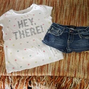 Girls 12 14 Jeans shorts gap shirt bundle outfit